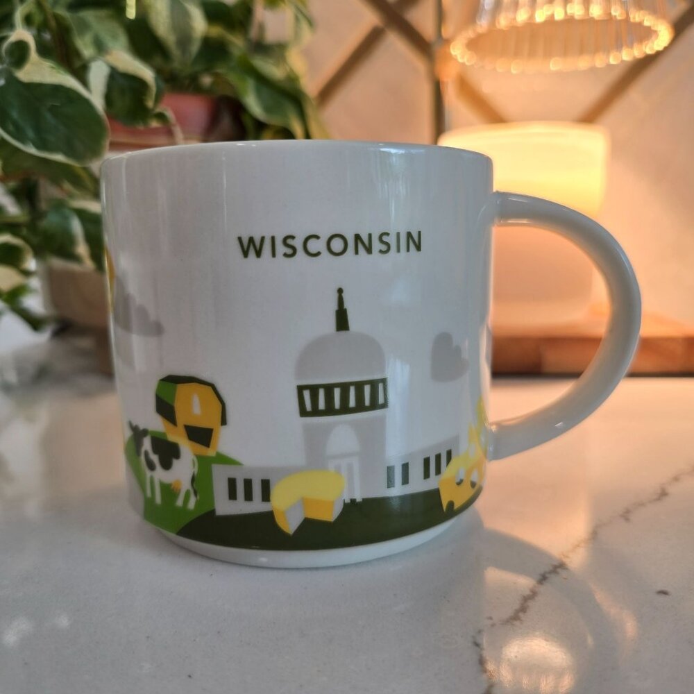 Starbucks "You Are Here" Collection Wisconsin Mug collectible coffee tea
